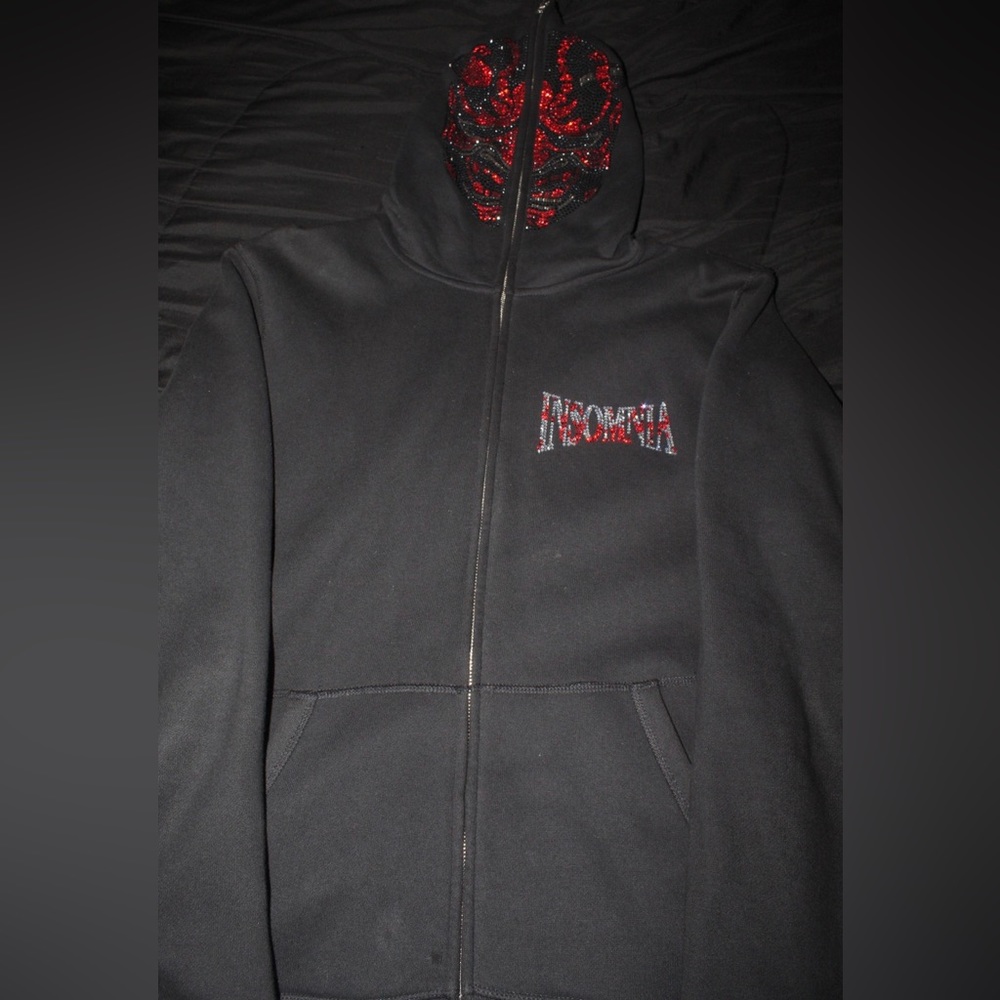 Insomnia Visuals Rhinestone Oni Fullzip